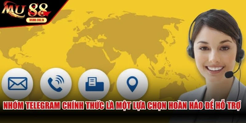 Nhóm Telegram chính thức là một lựa chọn hoàn hảo để hỗ trợ nhanh